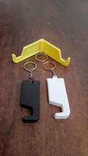 2 in 1 Plastic Keychain with Mobile Stand / Phone Holder (1 Pc / Multicolor) - justgrabit.in | Just Grab It