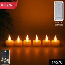 Premium 6 Piece LED Flameless Candle Light Set with Remote Control - Justgrabit Inc.