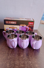 Apex Chit - Chat Double Wall Stainless Steel Mug Set (6Pc/200ml) Approx - justgrabit.in | Just Grab It