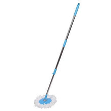 Heavy Duty Microfiber Spin Mop with Plastic Bucket & Rotating Steel Pole Head - Justgrabit Inc.