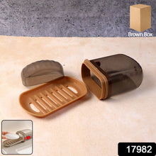 Premium Plastic Soap Box with Drain Tray & Protective Cover - justgrabit.in | Just Grab It