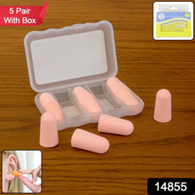 Foam Ear Plugs with Portable Storage Box (5 Pairs) - justgrabit.in | Just Grab It