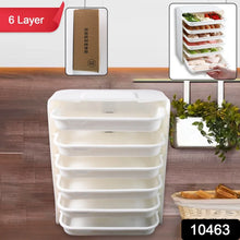 Plastic 6 Layer Wall - Mounted Food Organizer Rack (1 Set) - Justgrabit Inc.