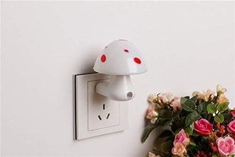 Automatic Night Sensor Mushroom Lamp (0.2 watt, Multicolour) - justgrabit.in | Just Grab It