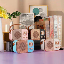 Vintage Style Wireless Portable Speaker with Retro Radio (1 Pc) - justgrabit.in | Just Grab It