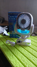Air Portable Fan, Grip Go 3 Speed Small Fan, Great Stroller Fan, Travel or Desk Fan, Cordless Personal Evaporative Air Cooler, Universal Clamp for Indoor & Outdoor Use, 360 Degree Head Swivel, LED Color Changing Light - Justgrabit Inc.