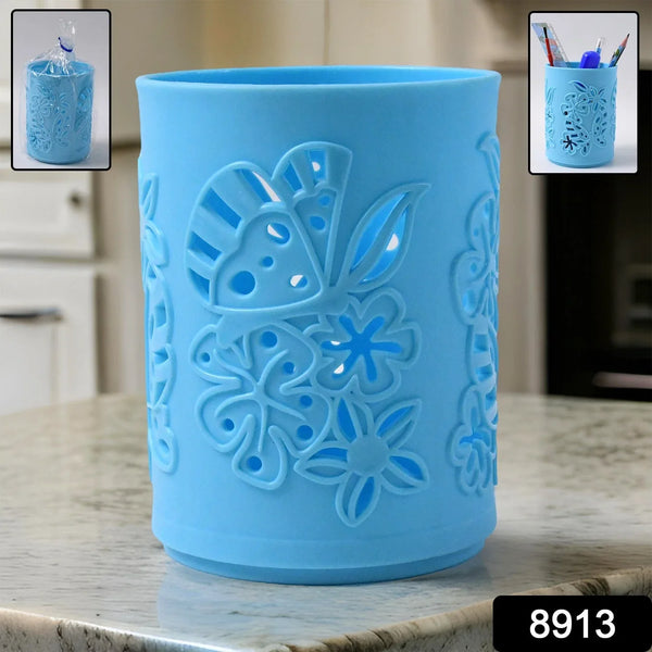 Pen holder Office Desk Plastic Mesh Pen Stand (1 Pc) - Justgrabit Inc.