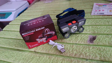 5 LED Headlamp USB Rechargeable Head Light (1 Pc) - justgrabit.in | Just Grab It