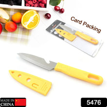 Stainless Steel Knife For Kitchen Use, Knife Set, Knife & Non - Slip Handle With Blade Cover Knife, Fruit, Vegetable,Knife Set (1 Pc) - justgrabit.in | Just Grab It