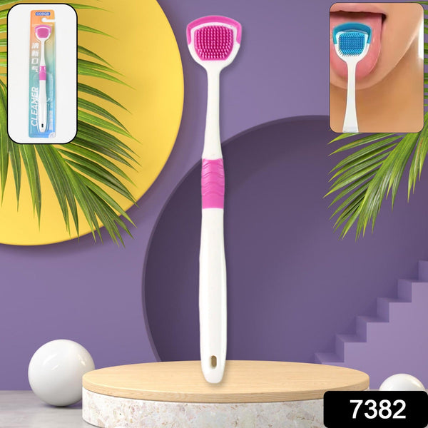 Tongue Cleaner Brush, Silicone Tongue Scraper (1 Pc) - justgrabit.in | Just Grab It