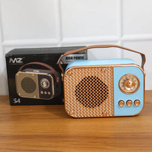 Vintage Style Wireless Portable Speaker with Retro Radio (1 Pc) - justgrabit.in | Just Grab It