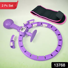 Smart Hula Hoops With Waist Support Belt (2 Pcs Set) - justgrabit.in | Just Grab It