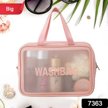 Big Zippered Cosmetic Pouch, Toiletry Bag for Cosmetics (1 Pc) - justgrabit.in | Just Grab It