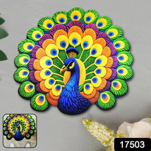 Peacock Design Anti - Slip Floor Mat - (1 Pc) - justgrabit.in | Just Grab It