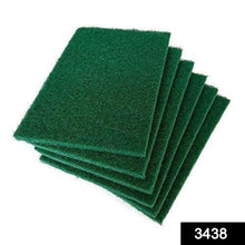 Scrub Sponge Cleaning Pads Aqua Green (Pack Of 6) - Justgrabit Inc.