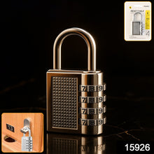 Heavy - Duty 4 - Digit Resettable Combination Padlock (1 Pc) - justgrabit.in | Just Grab It