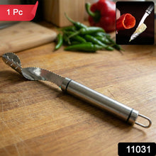 Stainless Steel Fruit & Vegetable Corer and Slicer Tool (1 Pc) - justgrabit.in | Just Grab It