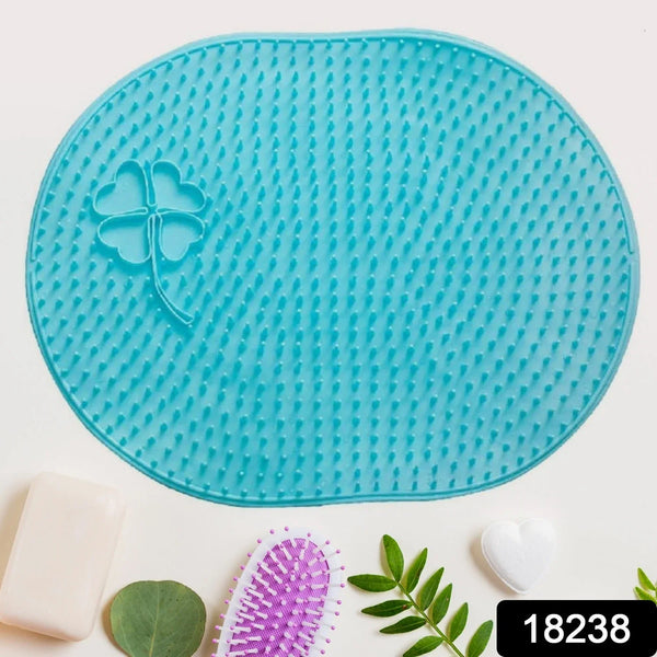 Silicone Bath Massage Cushion with Suction Cup (35×28 CM / 1 Pc) - justgrabit.in | Just Grab It