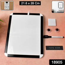 Magnetic White Board, Small Dry - Erase Board (21.6×28 Cm / 1 Set) - Justgrabit Inc.