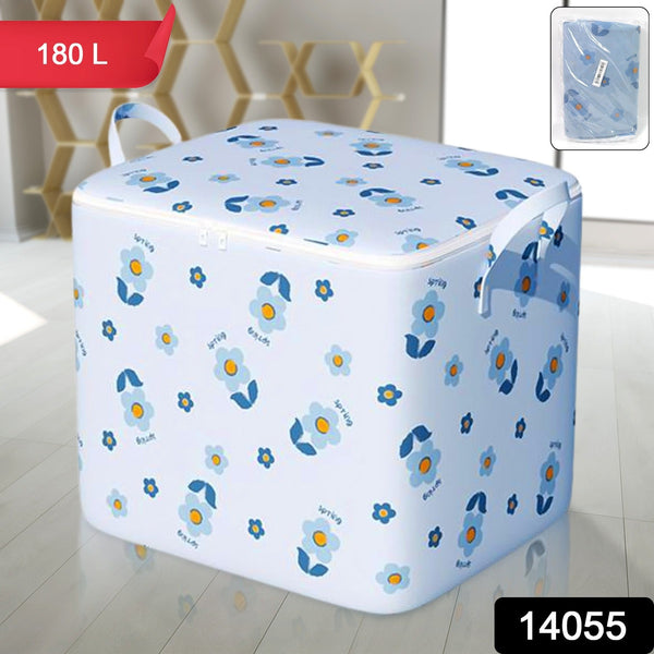 Foldable Clothes Storage Comforter Organizer Storage (180 L) - justgrabit.in | Just Grab It