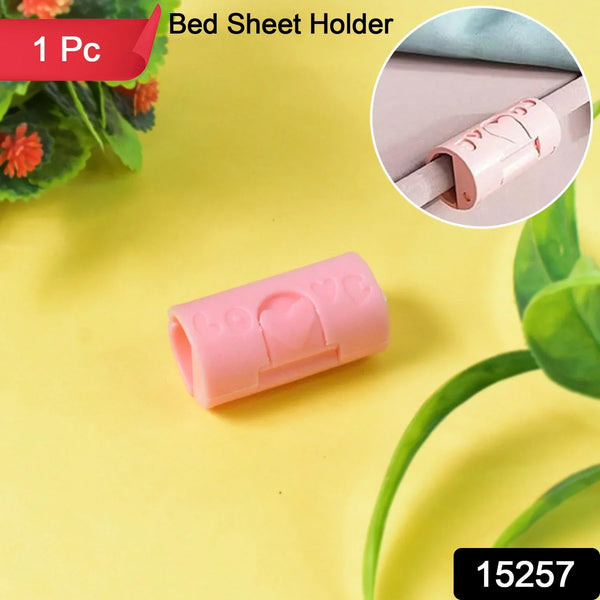 Bed Sheet Clips, Elastic Fitted Quilt Bed Sheet Holder (1 Pc) - Justgrabit Inc.
