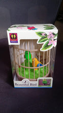 Sound - Activated Chirping Bird Toy in Hanging Cage (1 Pc / Battery Operated) - justgrabit.in | Just Grab It