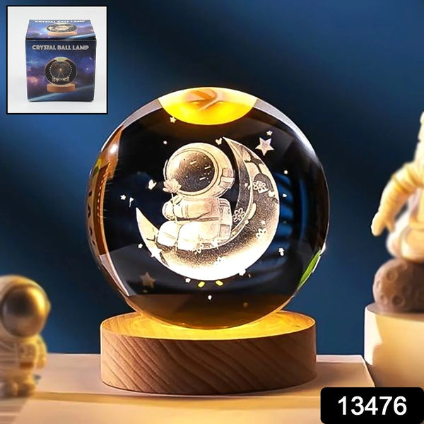 Astronaut Ball Night Light Lamp Decorative Lamp For Living Room Decor (1 Pc) - justgrabit.in | Just Grab It