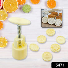 Mooncake Mold with 6 Stamps (1 Set) - justgrabit.in | Just Grab It