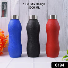 Stainless Steel Water Bottle (1000ML / Mix Colour / 1 Pc / Crocodile) - Justgrabit Inc.