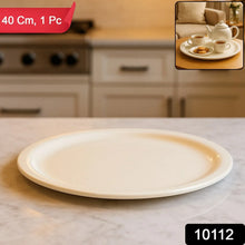 Large Round Multi - Purpose Serving Plate / Tray (1 Pc / 40 Cm) - justgrabit.in | Just Grab It