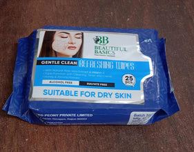 Refreshing Wet Wipes for Face | Facial Cleansing | Refreshing & Skin Hydration| Soothing for skin | pH Balance & Alcohol Free | Nourishing with Fruit extract | 25 Wipes - Justgrabit Inc.