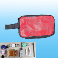 Portable Travel Hand Pouch / Shaving Kit Bag for Multipurpose Use (Red) - Justgrabit Inc.