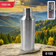 Stainless Steel Water Bottle (1000ML / 1 Pc / Steel) - Justgrabit Inc.