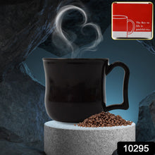 Premium Plastic Coffee / Tea Cups / Mug with Handle (1 Pc / With Color Box / Black) - justgrabit.in | Just Grab It