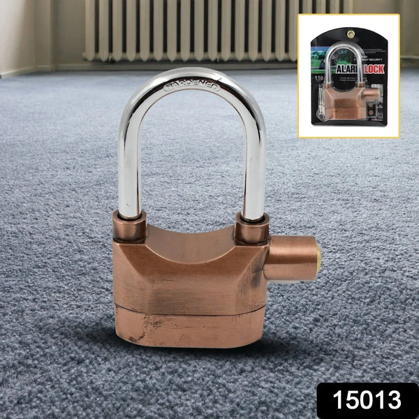 Security Alarm Metallic Lock System with 3 Keys (1 Set / Mix Color) - justgrabit.in | Just Grab It