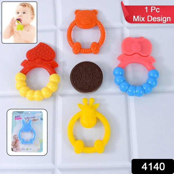 Silicone Baby Teething Toys (1 Pc / Mix Design) - Justgrabit Inc.