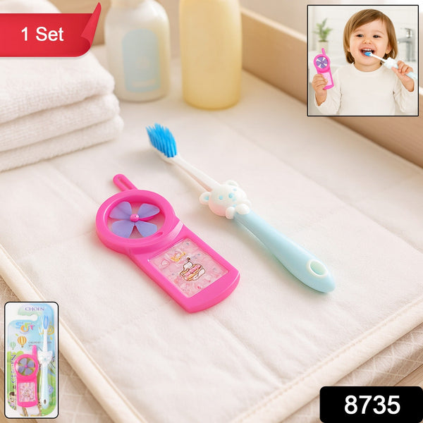 Kids Toothbrush and Fan Toy Set - justgrabit.in | Just Grab It