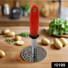 High Grade Stainless Steel Potato Masher Paubhaji / Pav Bhaji Masher with Plastic handle (1 Pc) - justgrabit.in | Just Grab It
