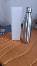 Silver Stainless Steel Water Bottle Approx 500 ML (1 Pc) - Justgrabit Inc.