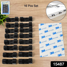 Plastic Wire Cord Cable Clips Organizer Holder (16 Pcs Set) - Justgrabit Inc.