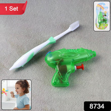 Kids Toothbrush and Water Gun Toy Set - justgrabit.in | Just Grab It