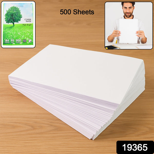 A4 Size High Bright Copier Paper – 70 GSM – Pack of 500 Sheets - justgrabit.in | Just Grab It