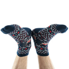 7372 Mix Design Socks for Men. Premium ankle Length sports socks with thick cotton cushion - justgrabit.in | Just Grab It