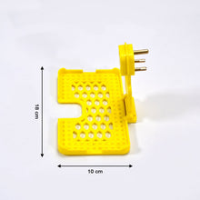 Multi - Purpose Yellow Wall Holder Stand for Mobile Charging - justgrabit.in | Just Grab It