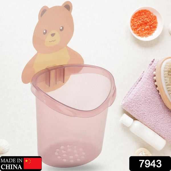 Multipurpose Teddy Bear Wall Toothbrush Holder – Waterproof & Self - Adhesive - Justgrabit Inc.