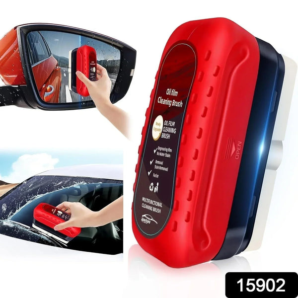 2 - in - 1 Car Oil Film Cleaning Brush - justgrabit.in | Just Grab It