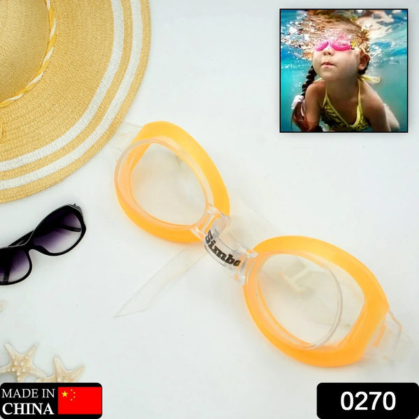Cute Design Adjustable Swimming Goggles Summer Season Pool Party Swim Sunglasses For Kids Boys, Clear Vision Anti - Fog Waterproof (1 Pc ) - Justgrabit Inc.