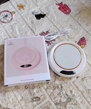 USB Warm Coaster Heated Coffee Mug Portable Office Desk Portable Cup, Heater Coffee Mug Warmer Electric Cup Warmer (1 Pc) - Justgrabit Inc.