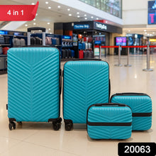 4 - in - 1 Luggage Set – Durable and Stylish Hard Shell Suitcase Set - justgrabit.in | Just Grab It
