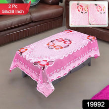 Floral Table Cover - (2 Pc / 58x38 Inch) - justgrabit.in | Just Grab It